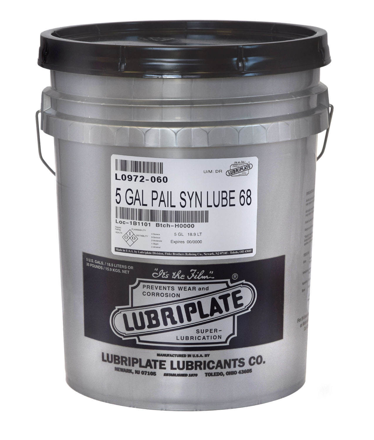 L0972-060 - SYN LUBE 68, 5 GAL PAIL
